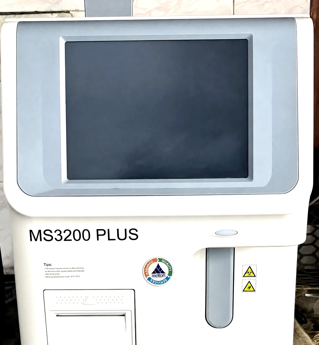 Mindray haematology analyzer